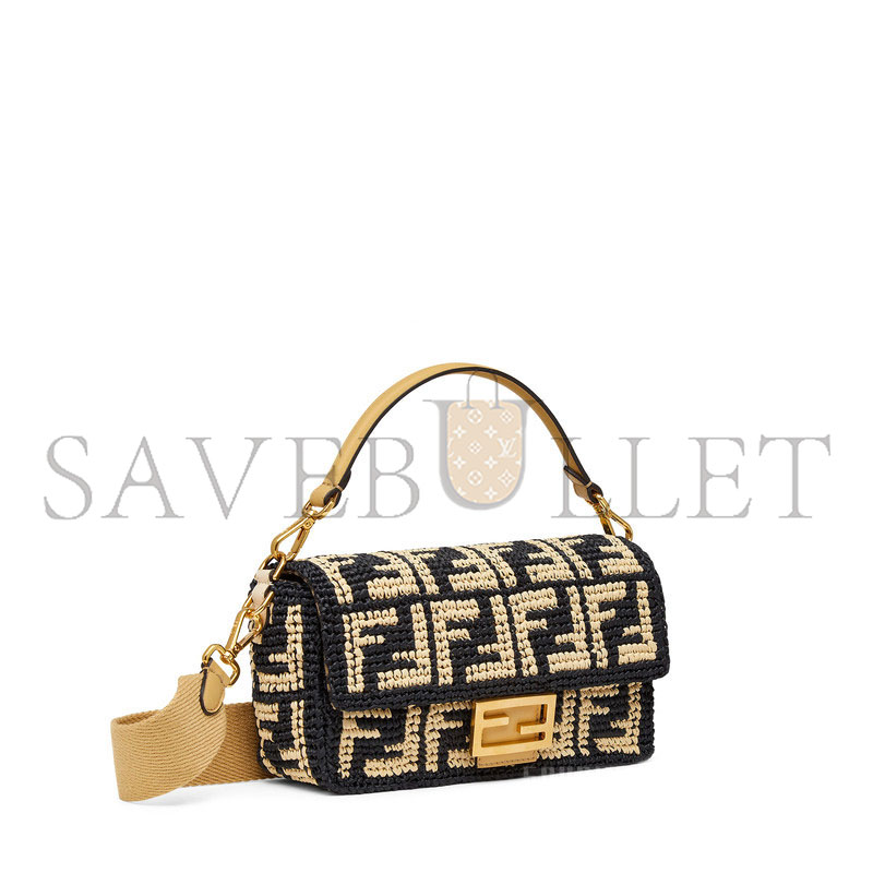 F**di baguette bag in black ff 8br600akbyf1hog (27*15*6cm)